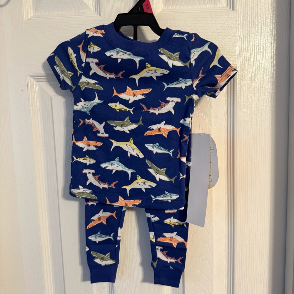 Wonder nation shark pajamas